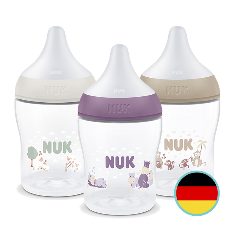 NUK Perfect Match Temperature Control Bottle with Soft Silicone Teat 150ml | Feeding Bottle | Made in Germany